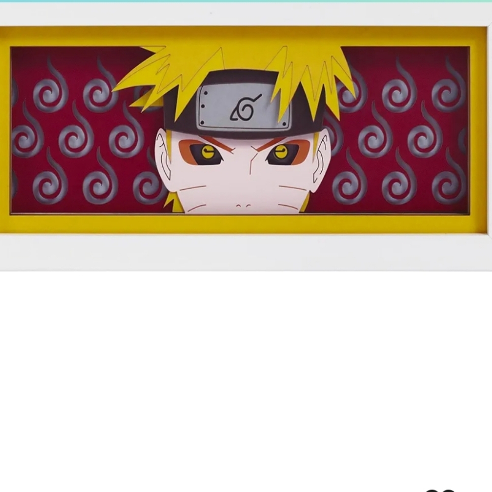 Naruto Uzu Framed Anime Character Light Box